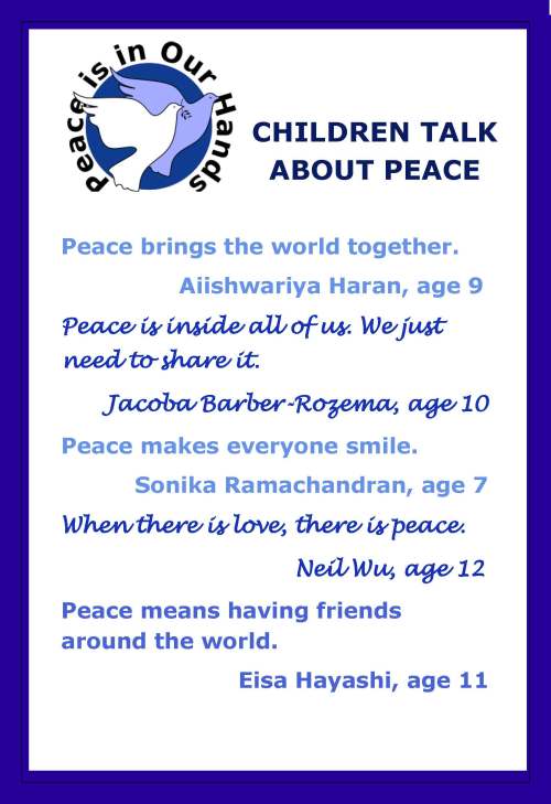 Children's quotes about peace